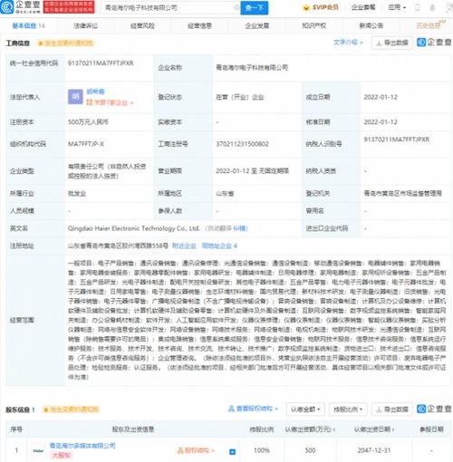 海爾進軍集成電路領域 新技術(shù)布局與市場機遇